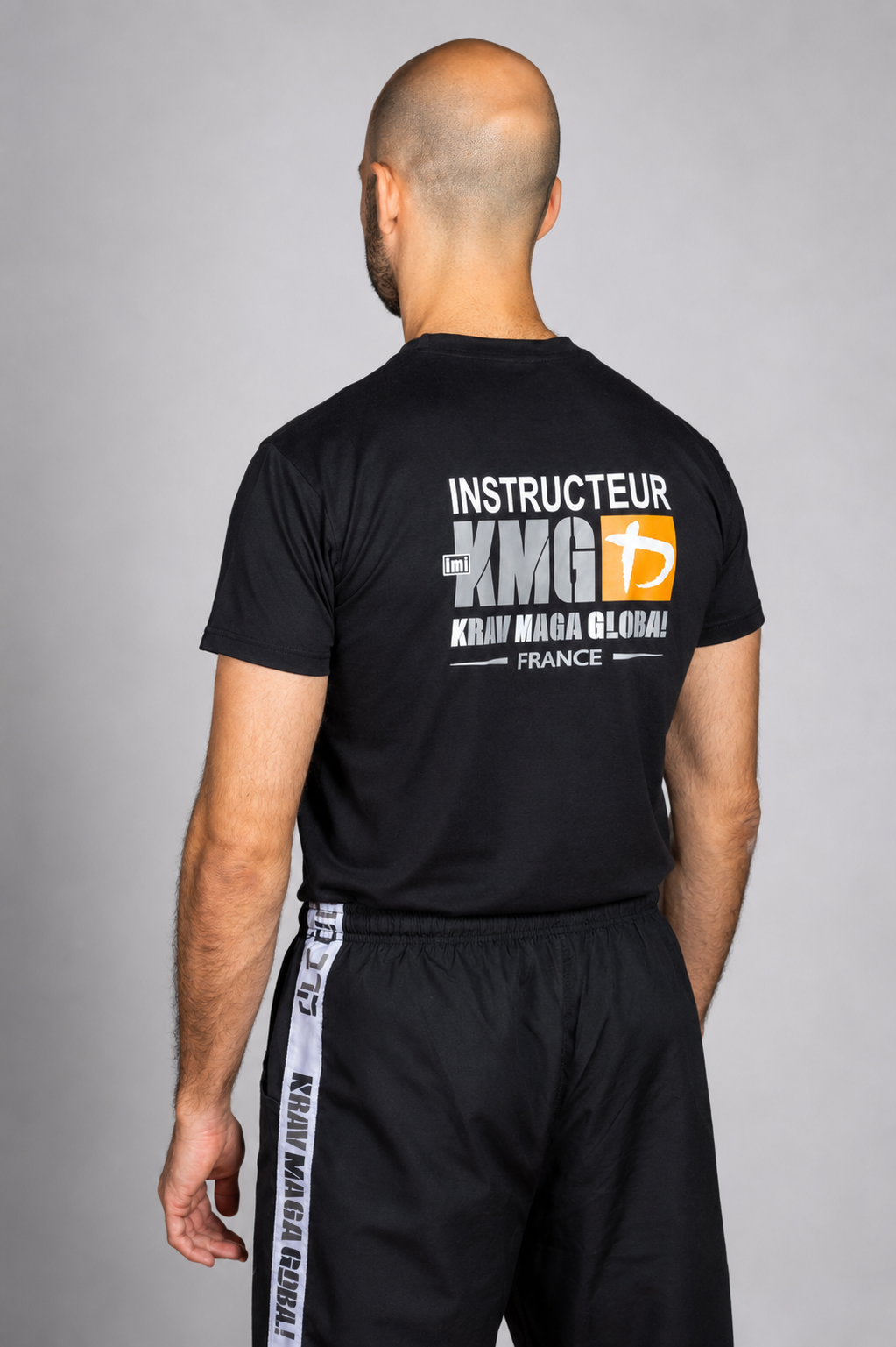 T-Shirt Mixte Instructeur Manches Courtes noir Regent