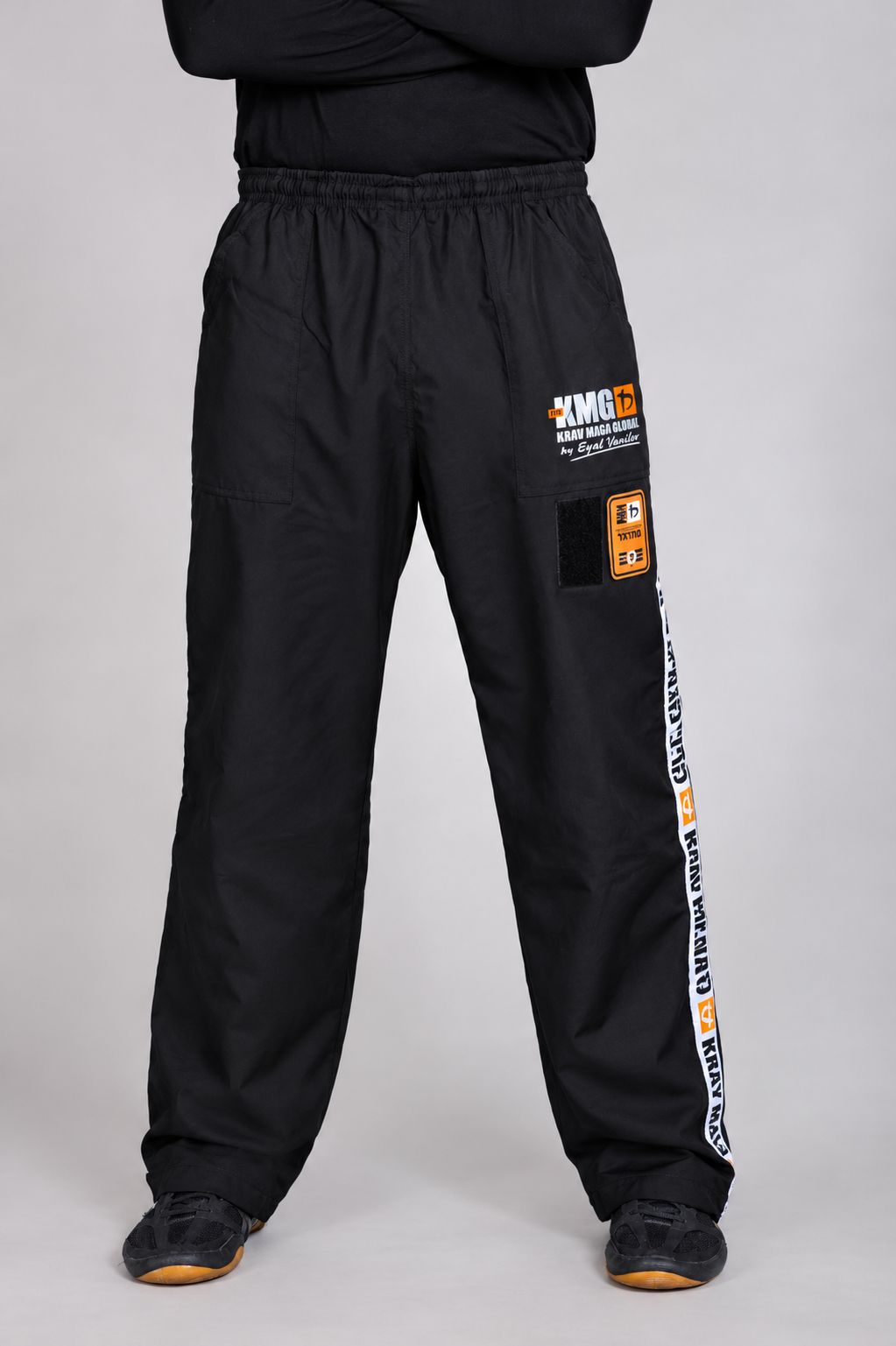 Pantalon Mixte Noir Coton